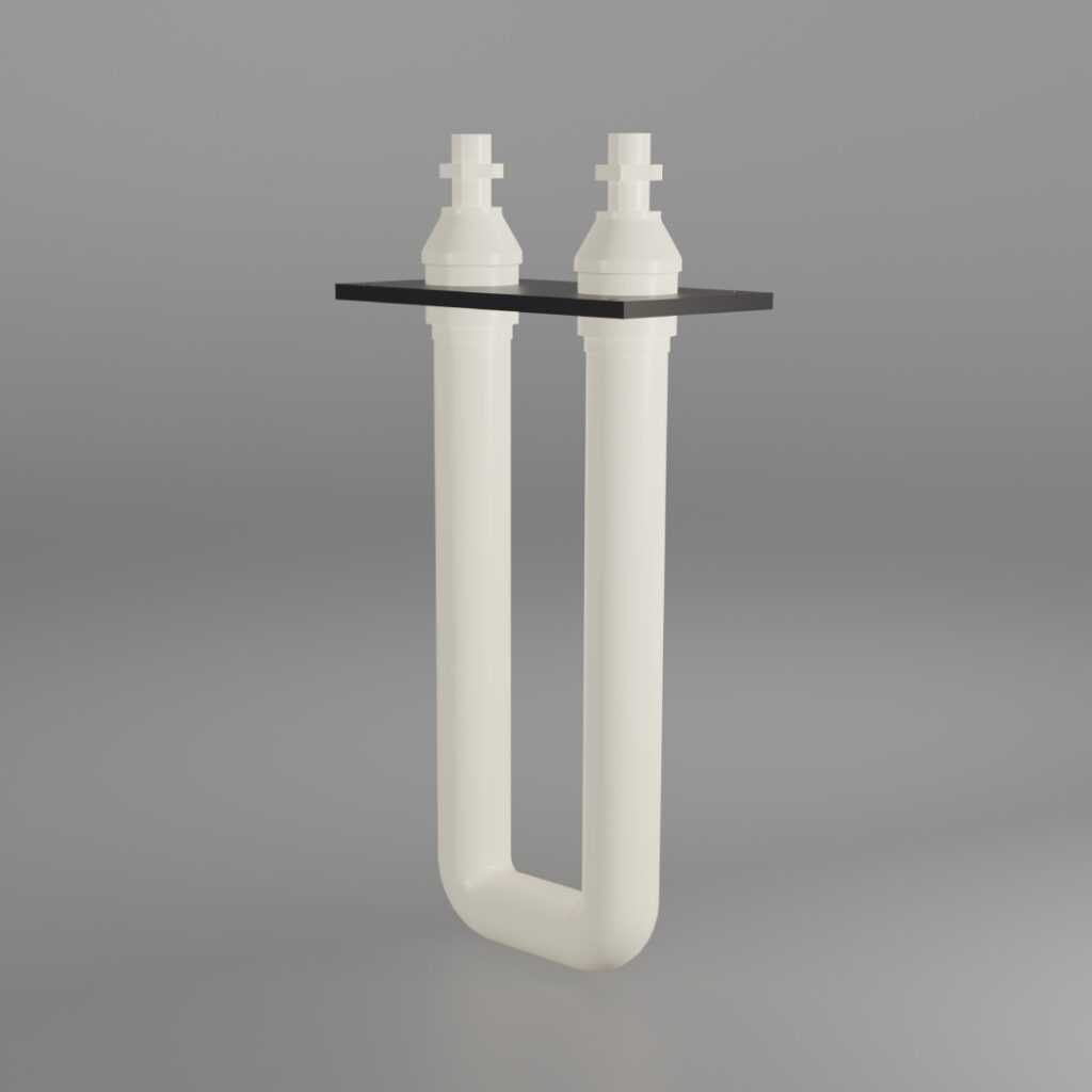 Bo trao doi nhiet bang nhua dang ong chum su dung ngung tu acid