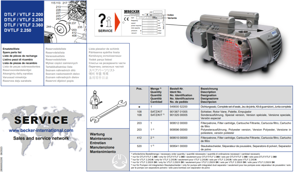 Bom chan khong vong kho VTLF2.200