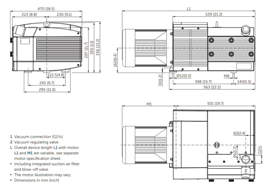 Bom chan khong vong kho kvx3.100