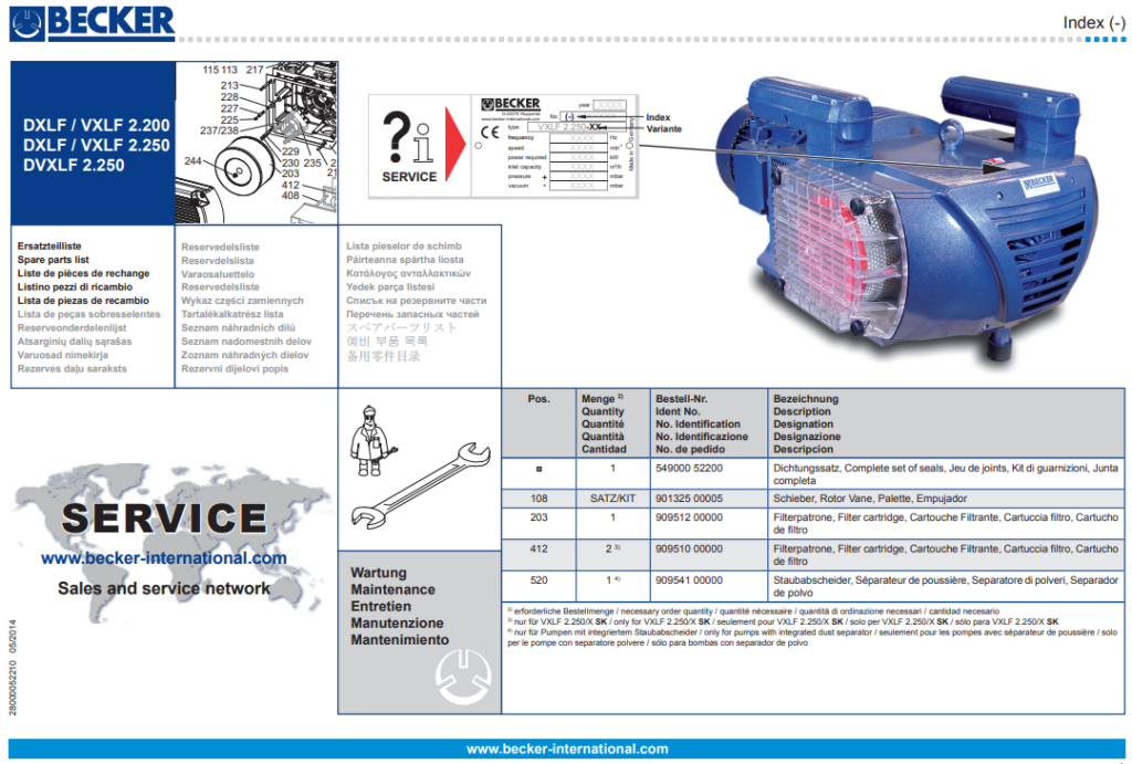Bom chan khong vong kho vxlf2.200 