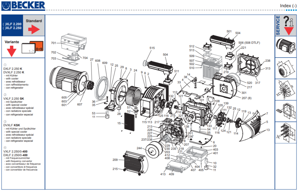 Bom chan khong vong kho vxlf2.200 