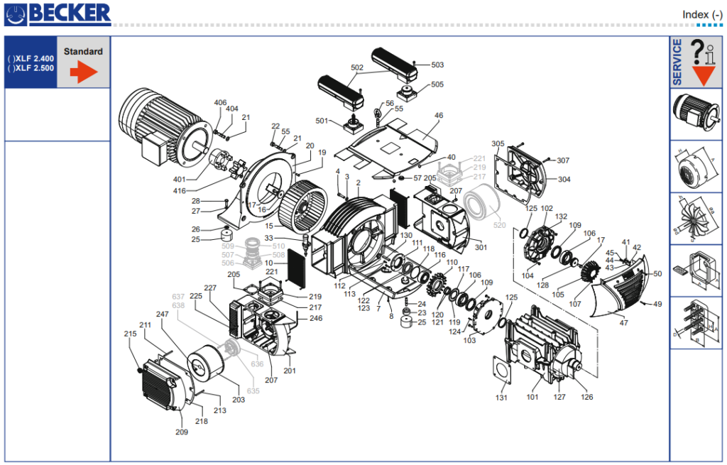 Bom chan khong vong kho vxlf2.500 